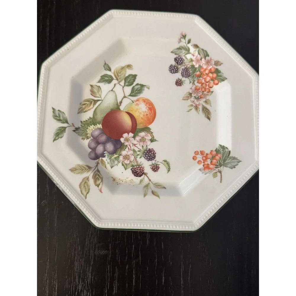 Johnson Brothers Fresh Fruit Octagonal Plate 7.5" Made in England Vintage - Picture 2 of 4